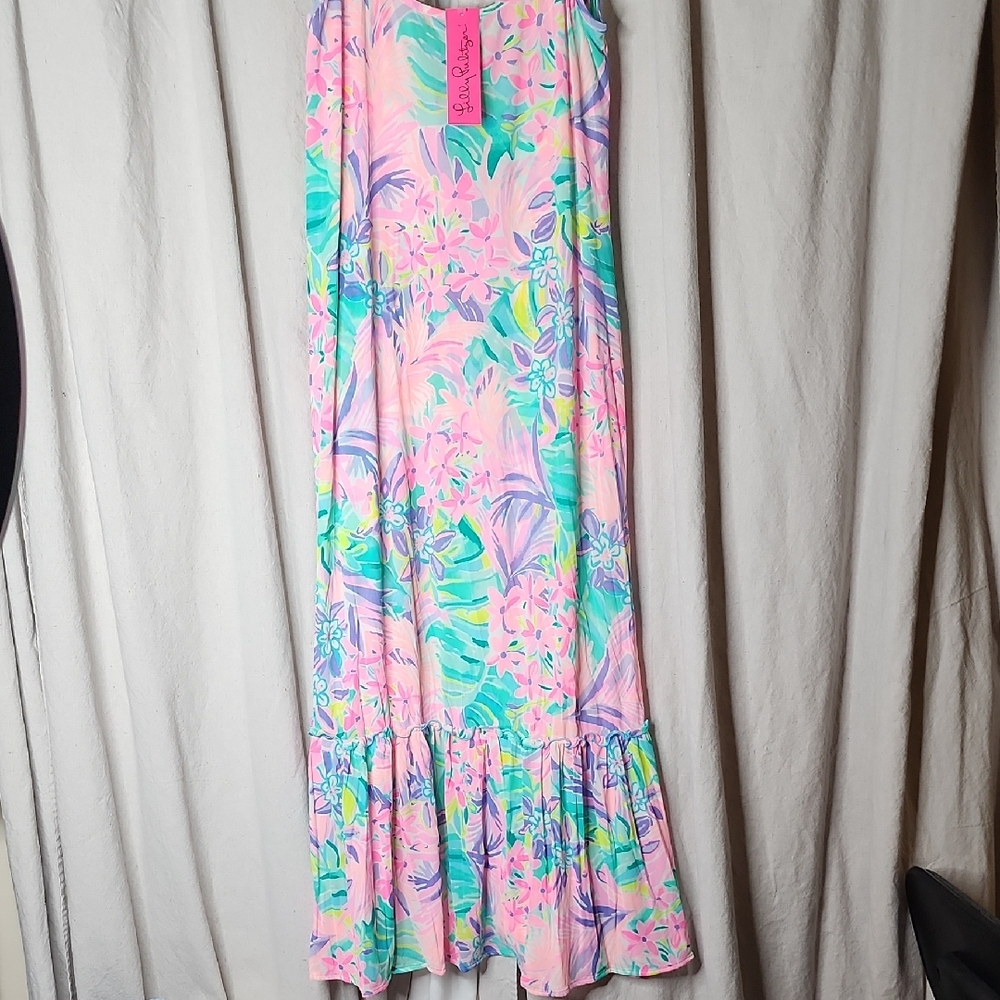 Lilly Pulitzer Multicolor Floral Swim Coverup
